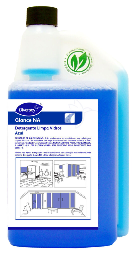 GLANCE NA 6x1L - DETERGENTE LIMPA VIDROS